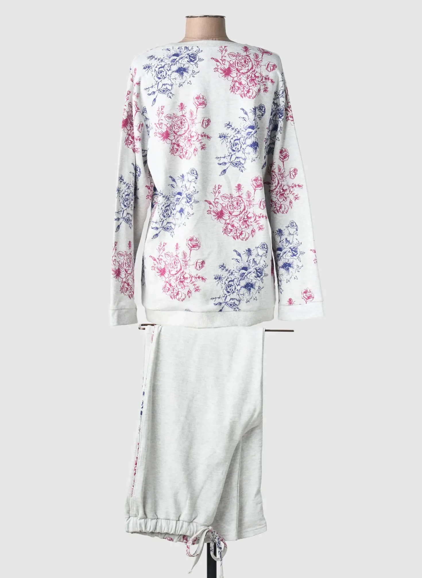Pyjama Rose Pomme Gris