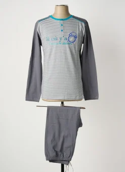Pyjama Rose Pomme Gris