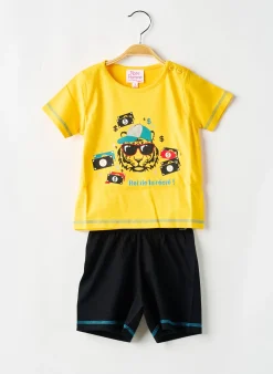 Pyjama Rose Pomme Jaune