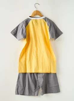 Pyjama Rose Pomme Jaune