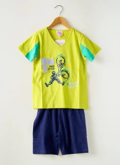Pyjama Rose Pomme Jaune