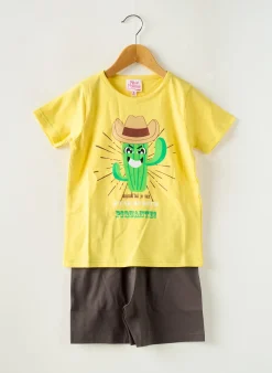 Pyjama Rose Pomme Jaune