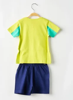 Pyjama Rose Pomme Jaune