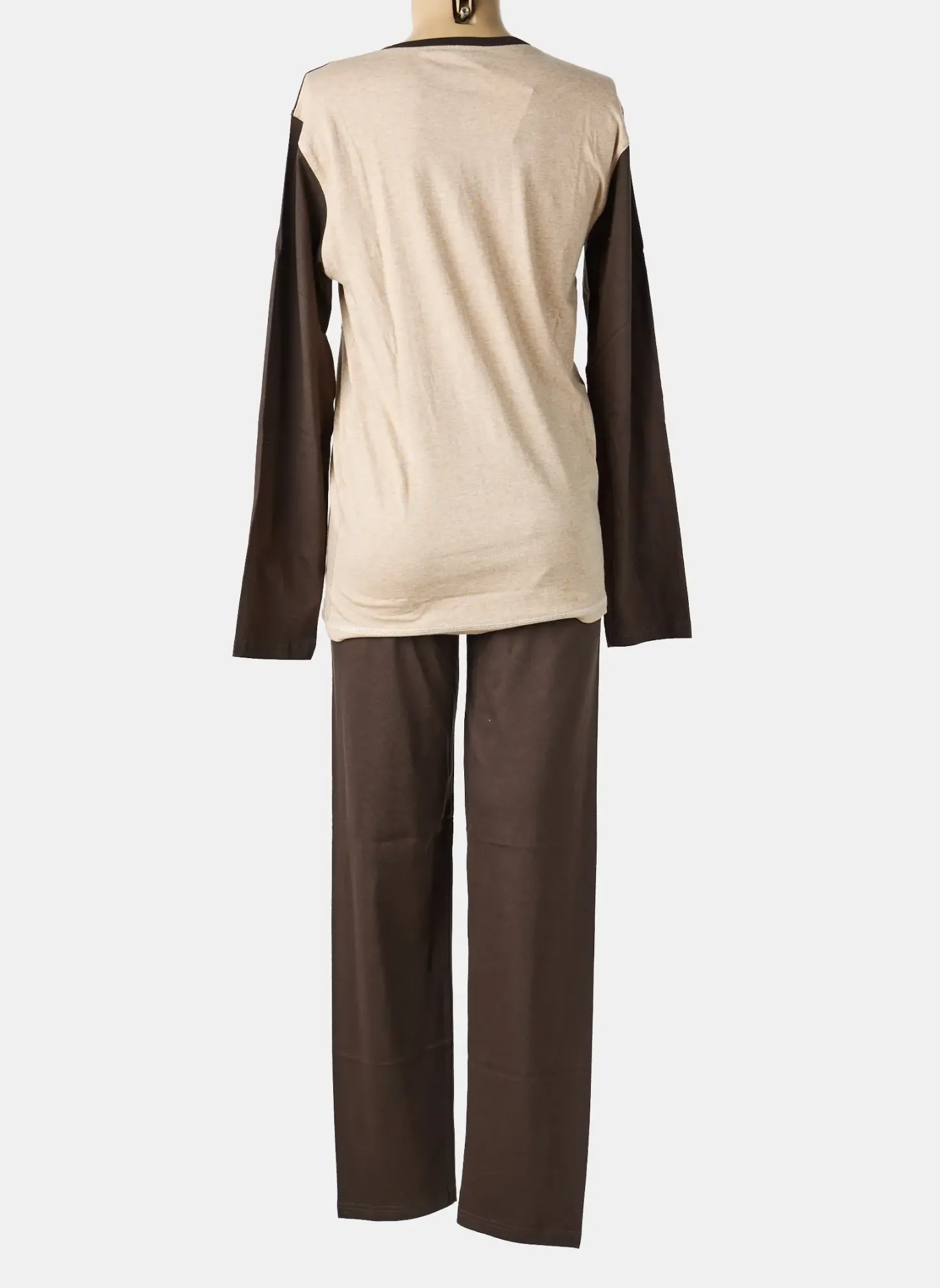 Pyjama Rose Pomme Marron