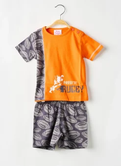 Pyjama Rose Pomme Orange