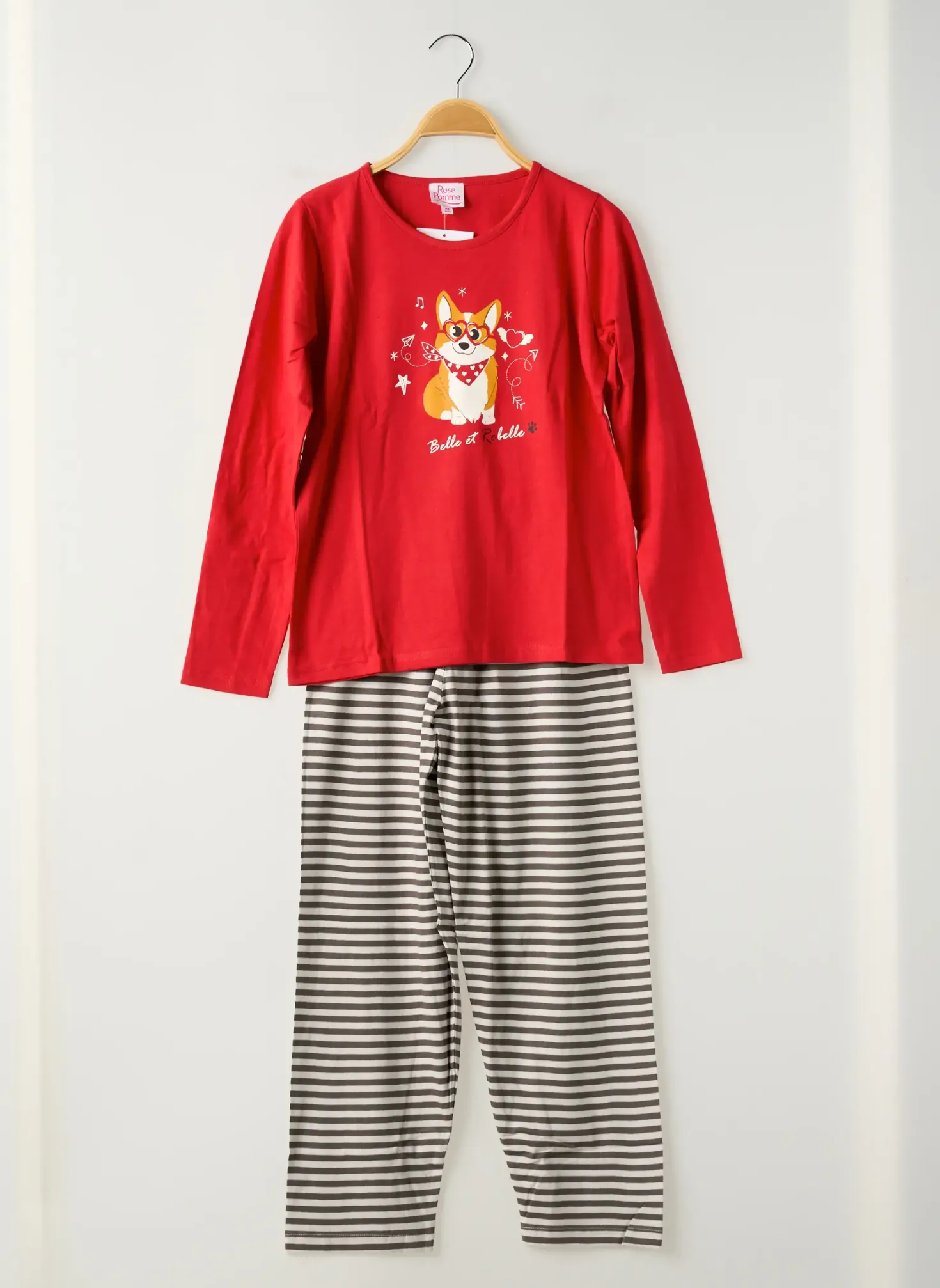 Pyjama Rose Pomme Rouge