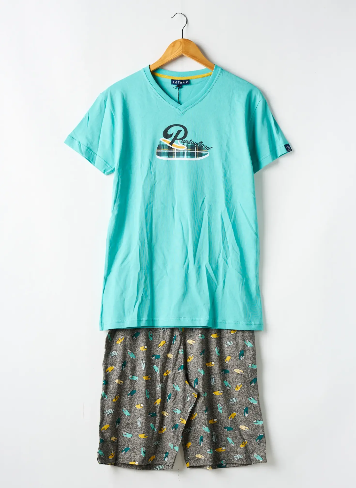 Pyjashort Arthur Bleu