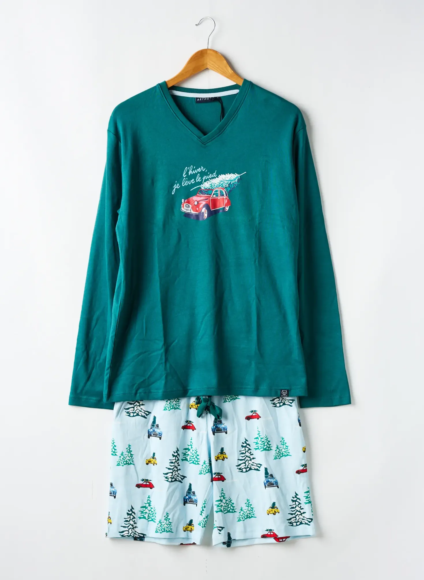 Pyjashort Arthur Vert