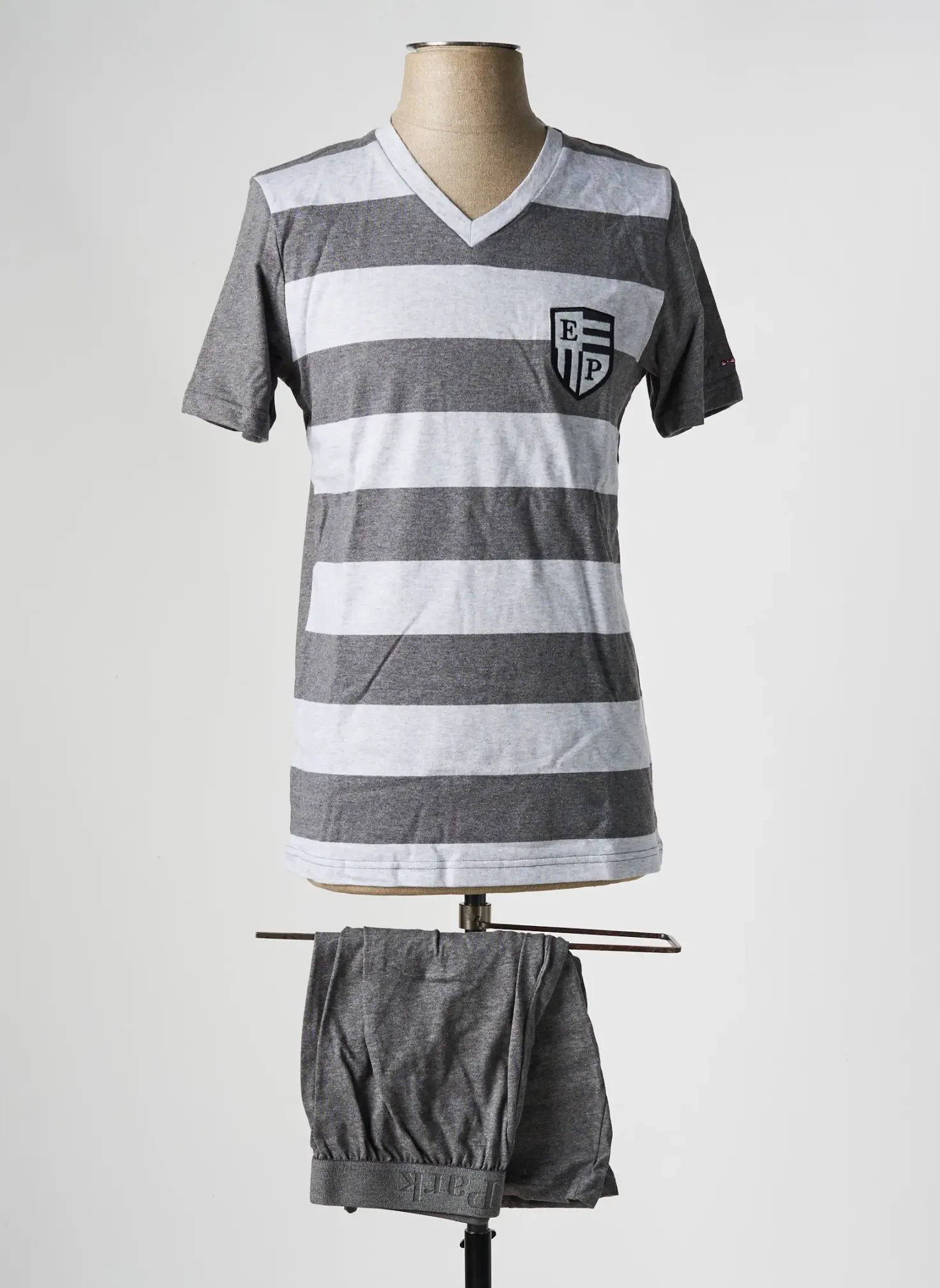Pyjashort Eden Park Gris