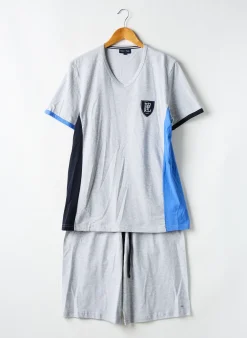 Pyjashort Eden Park Gris