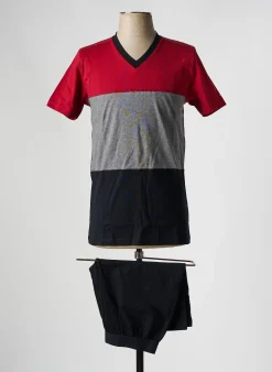 Pyjashort Eden Park Rouge