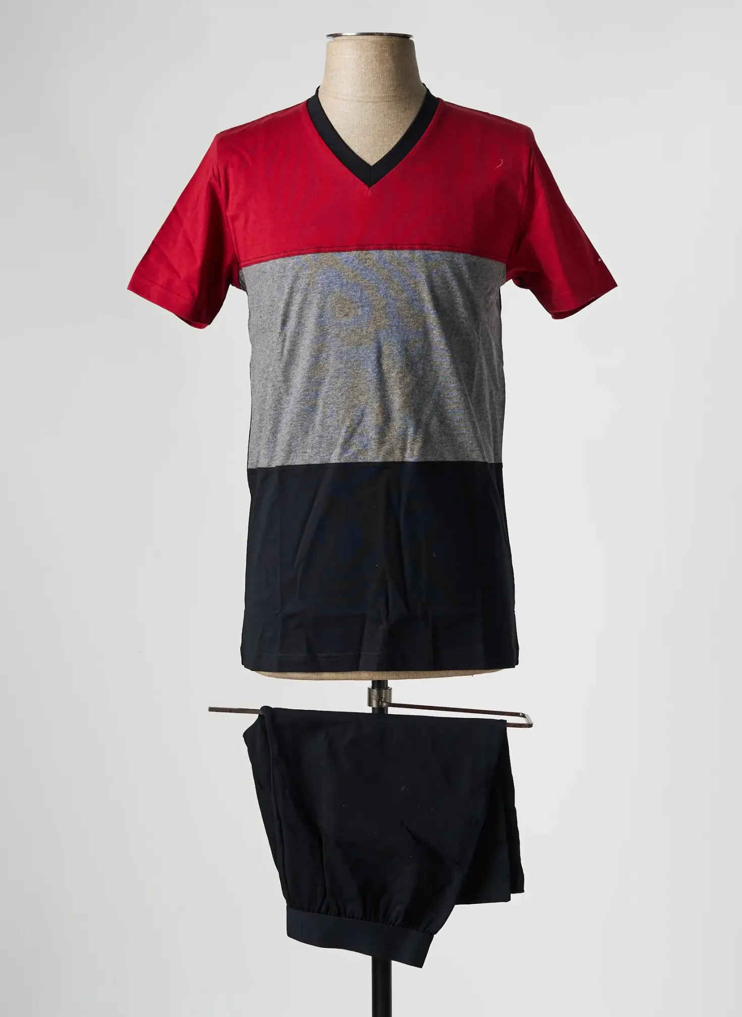 Pyjashort Eden Park Rouge
