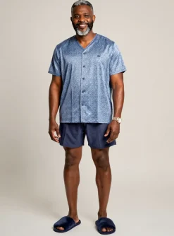 Pyjashort Hom Bleu