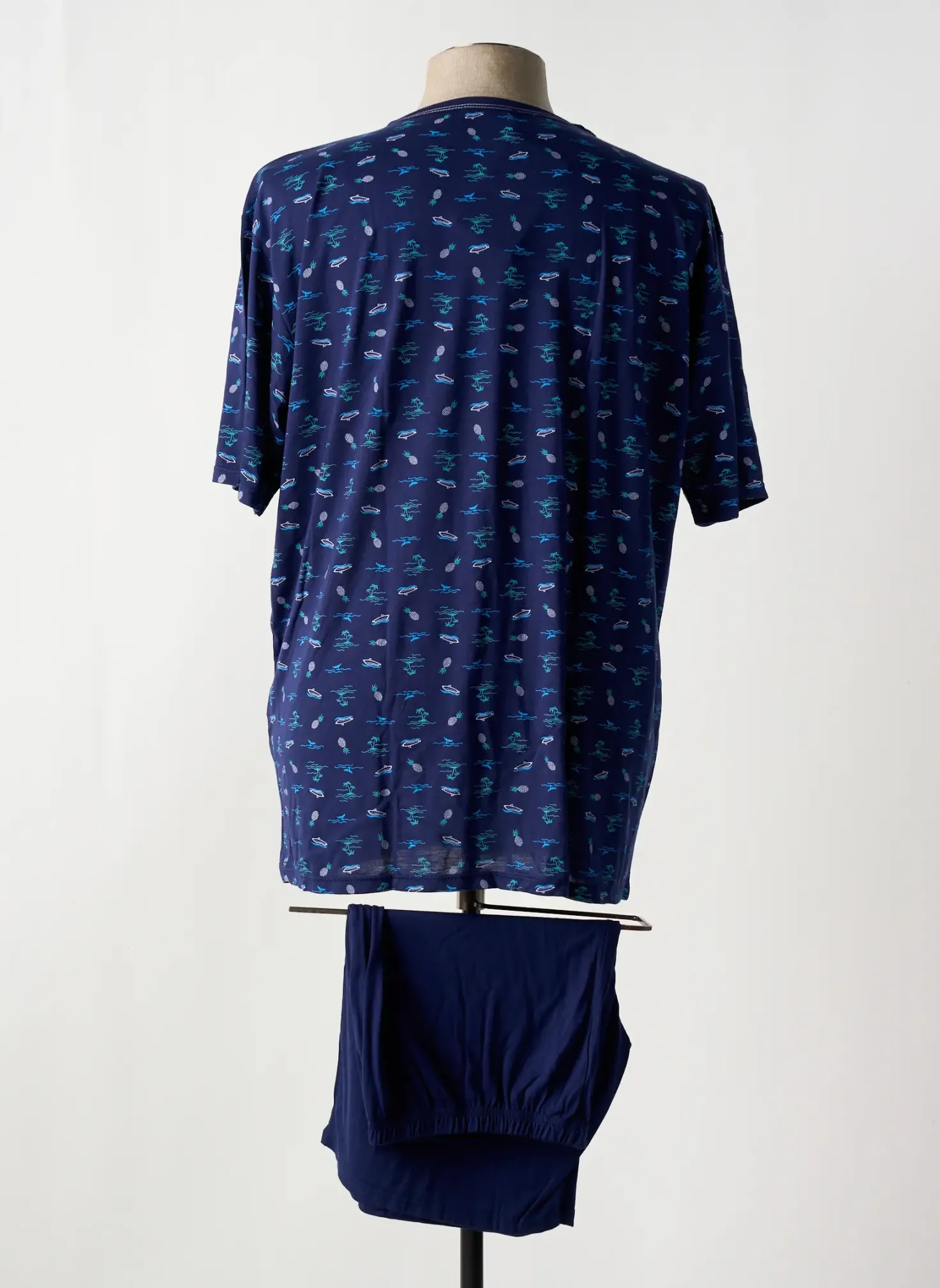 Pyjashort Massana Bleu