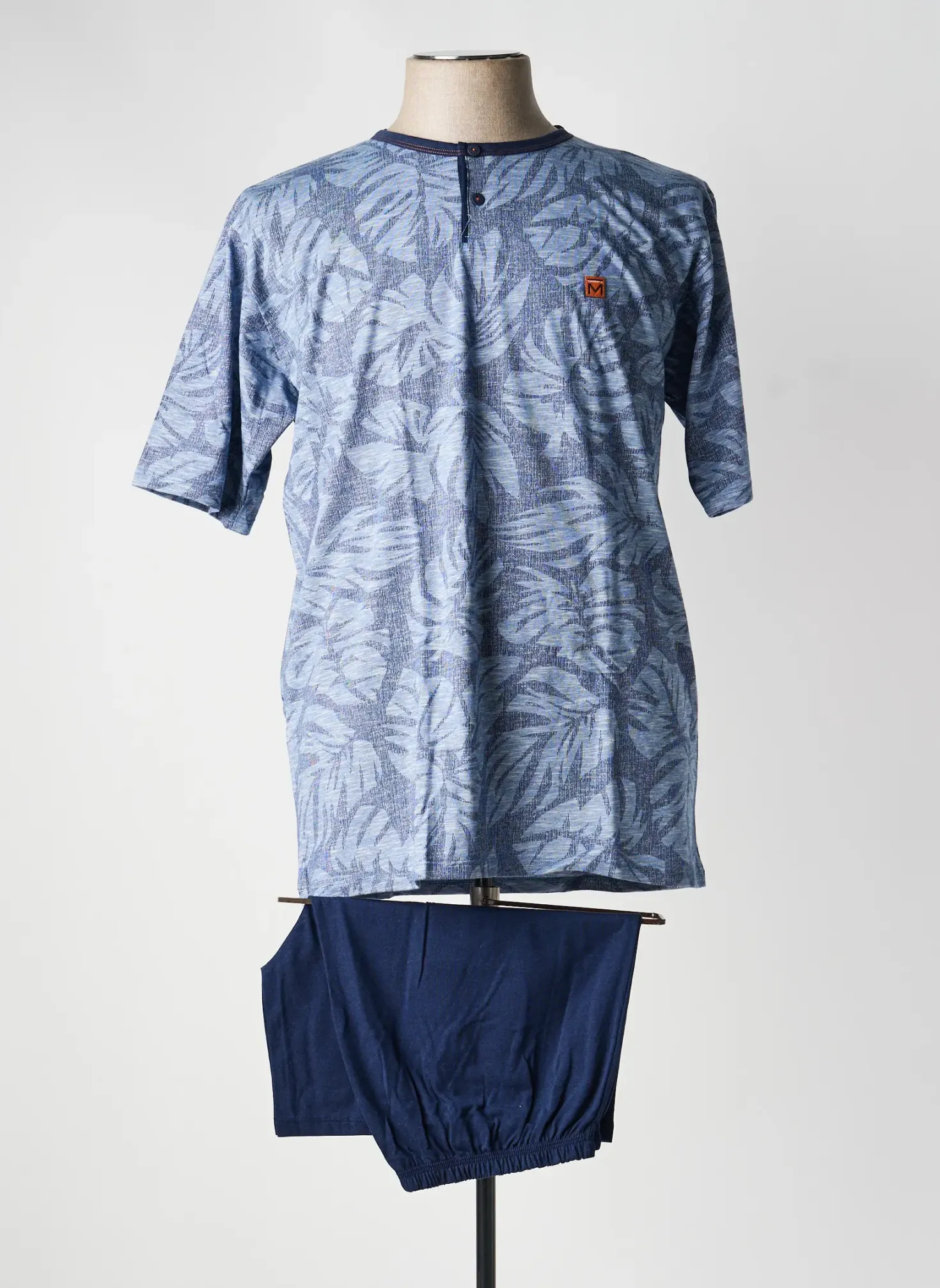 Pyjashort Massana Bleu