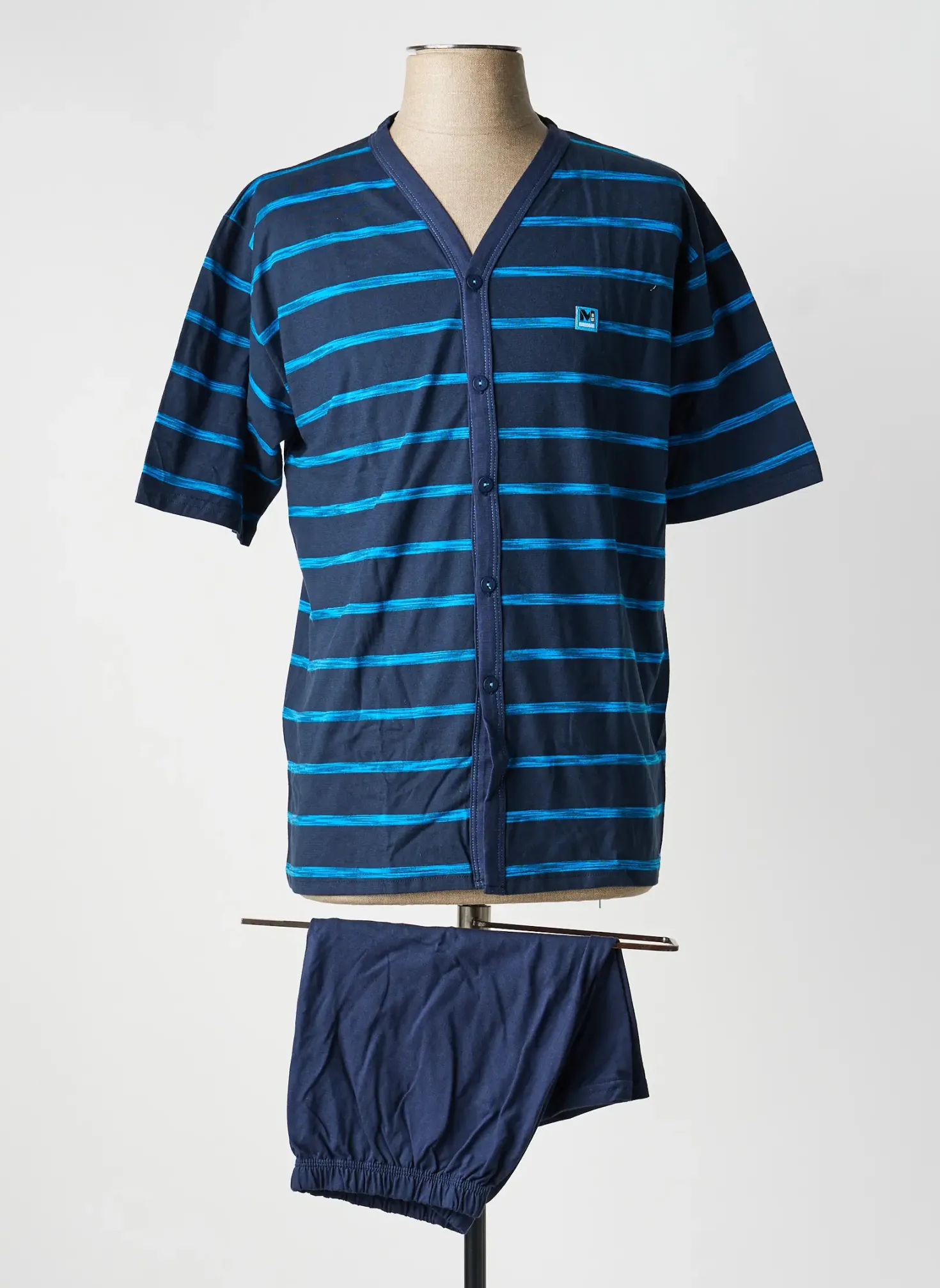 Pyjashort Massana Bleu