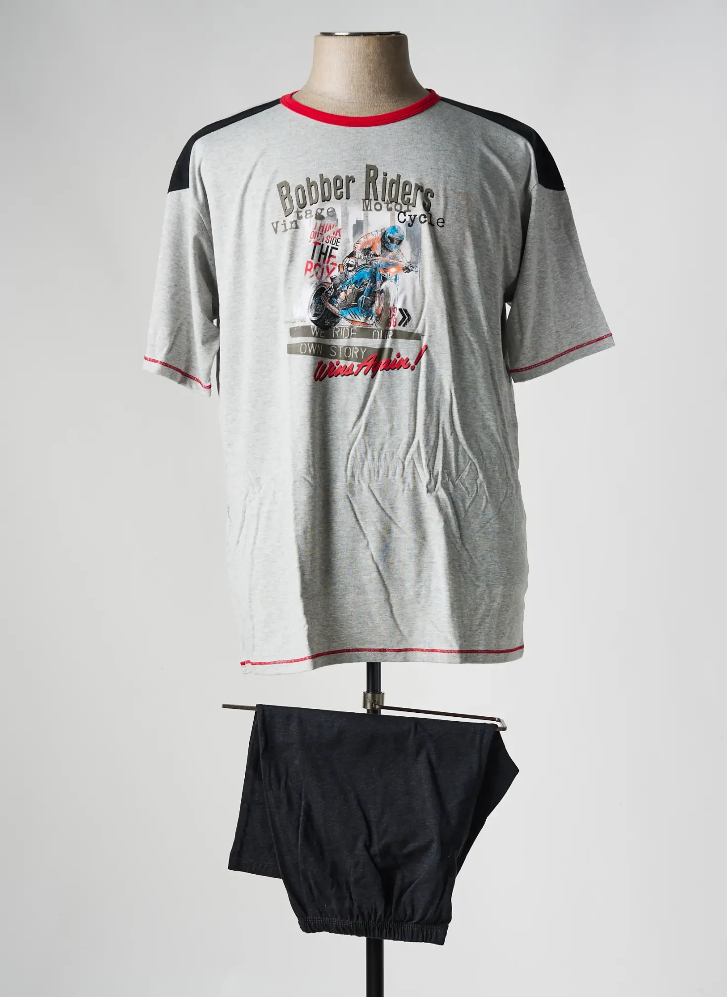 Pyjashort Massana Gris