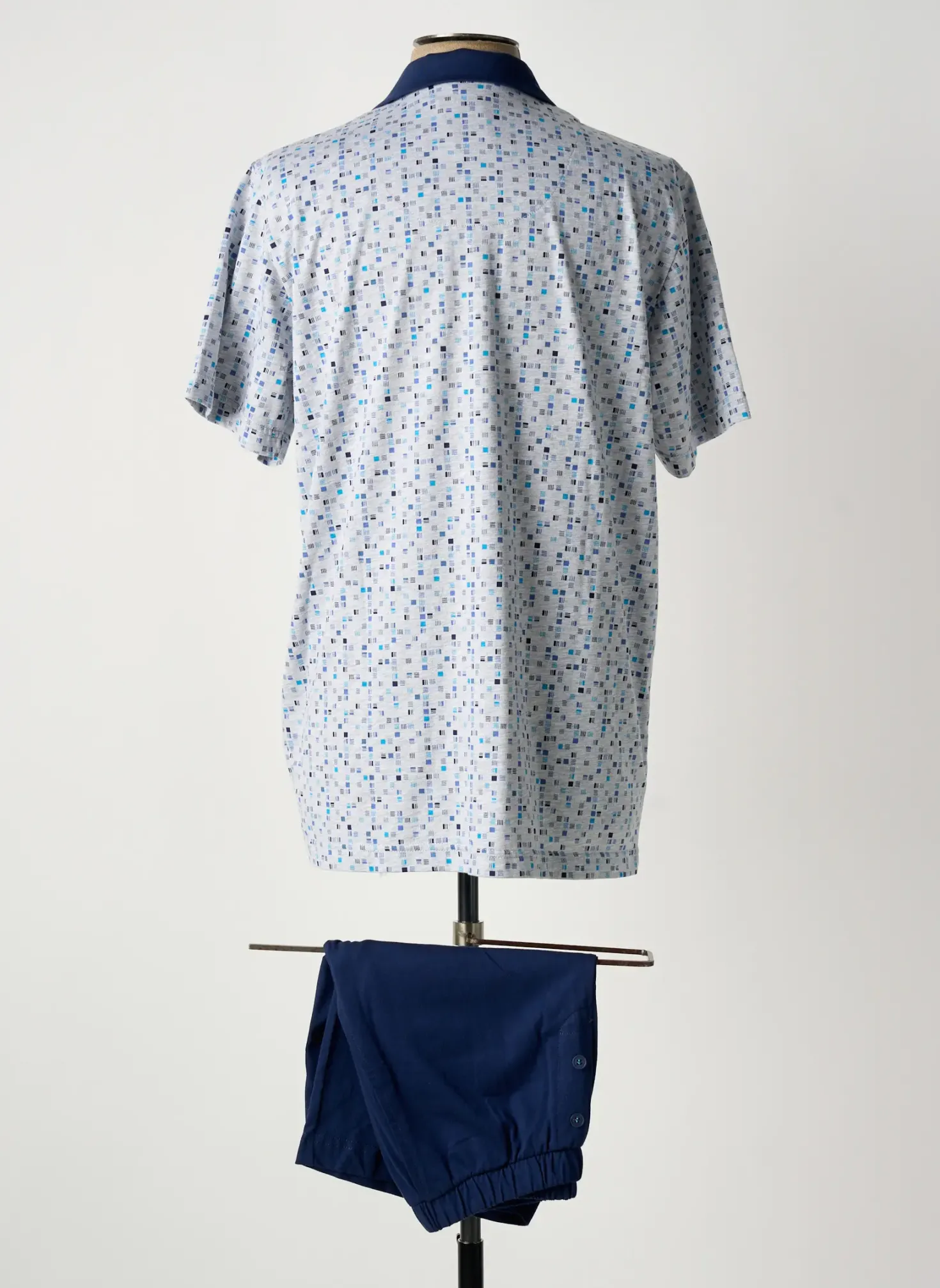 Pyjashort Peignora Bleu