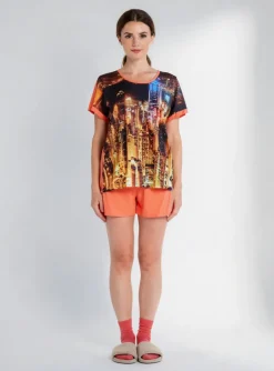 Pyjashort Reglisse Orange