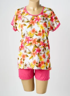Pyjashort Reglisse Rose