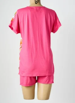 Pyjashort Reglisse Rose