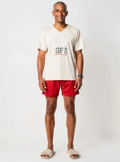 Pyjashort Rose Pomme Beige