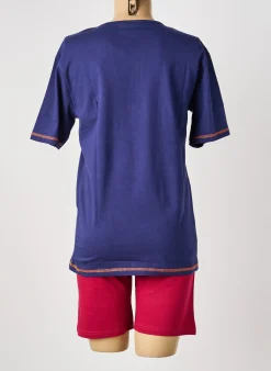 Pyjashort Rose Pomme Bleu