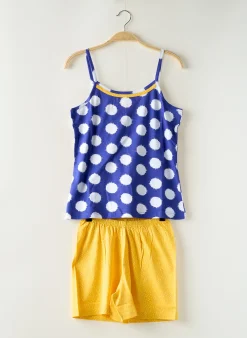 Pyjashort Rose Pomme Bleu