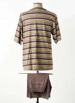 Pyjashort Rose Pomme Gris