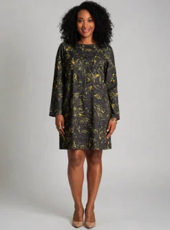 Robe Courte Agathe & Louise Vert Manches Longues