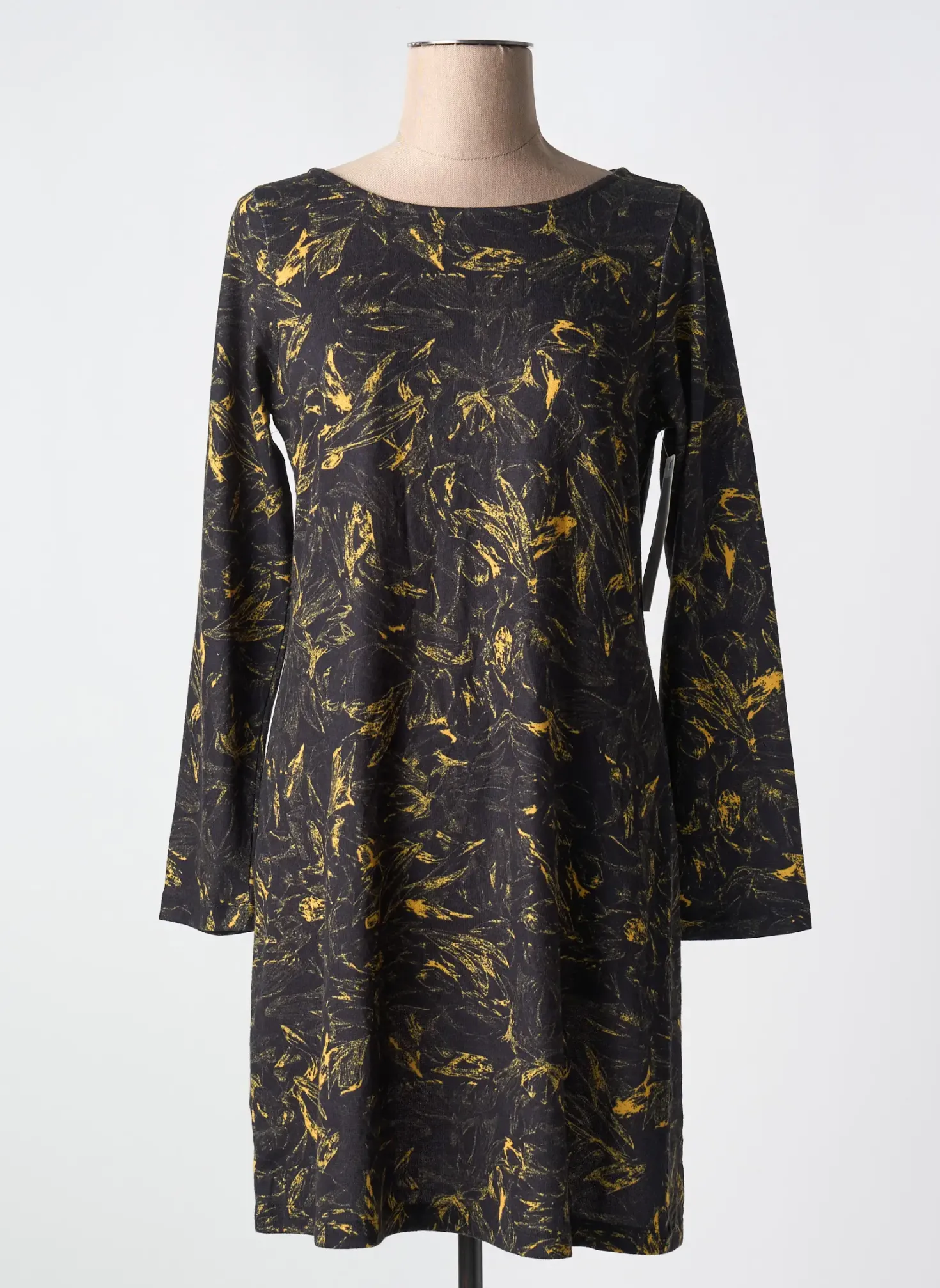 Robe Courte Agathe & Louise Vert Manches Longues