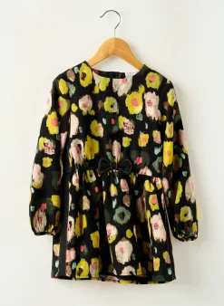 Robe Courte Boboli Noir Manches Longues