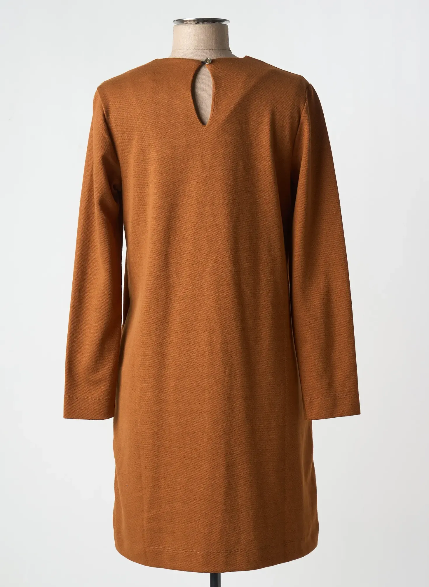 Robe Courte La Fee Maraboutee Orange Manches Longues