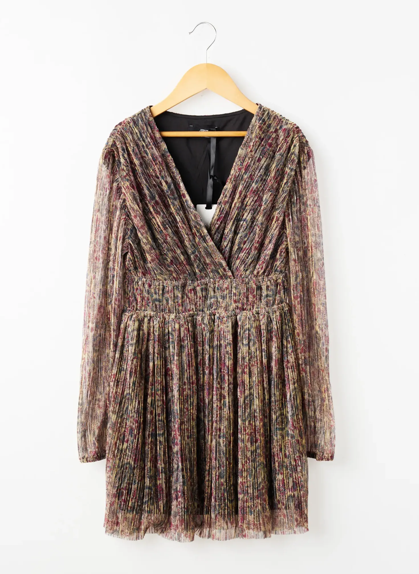Robe Courte Le Temps Des Cerises Marron Manches Longues