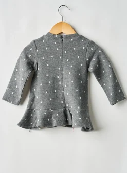 Robe Courte Mayoral Gris Manches Longues