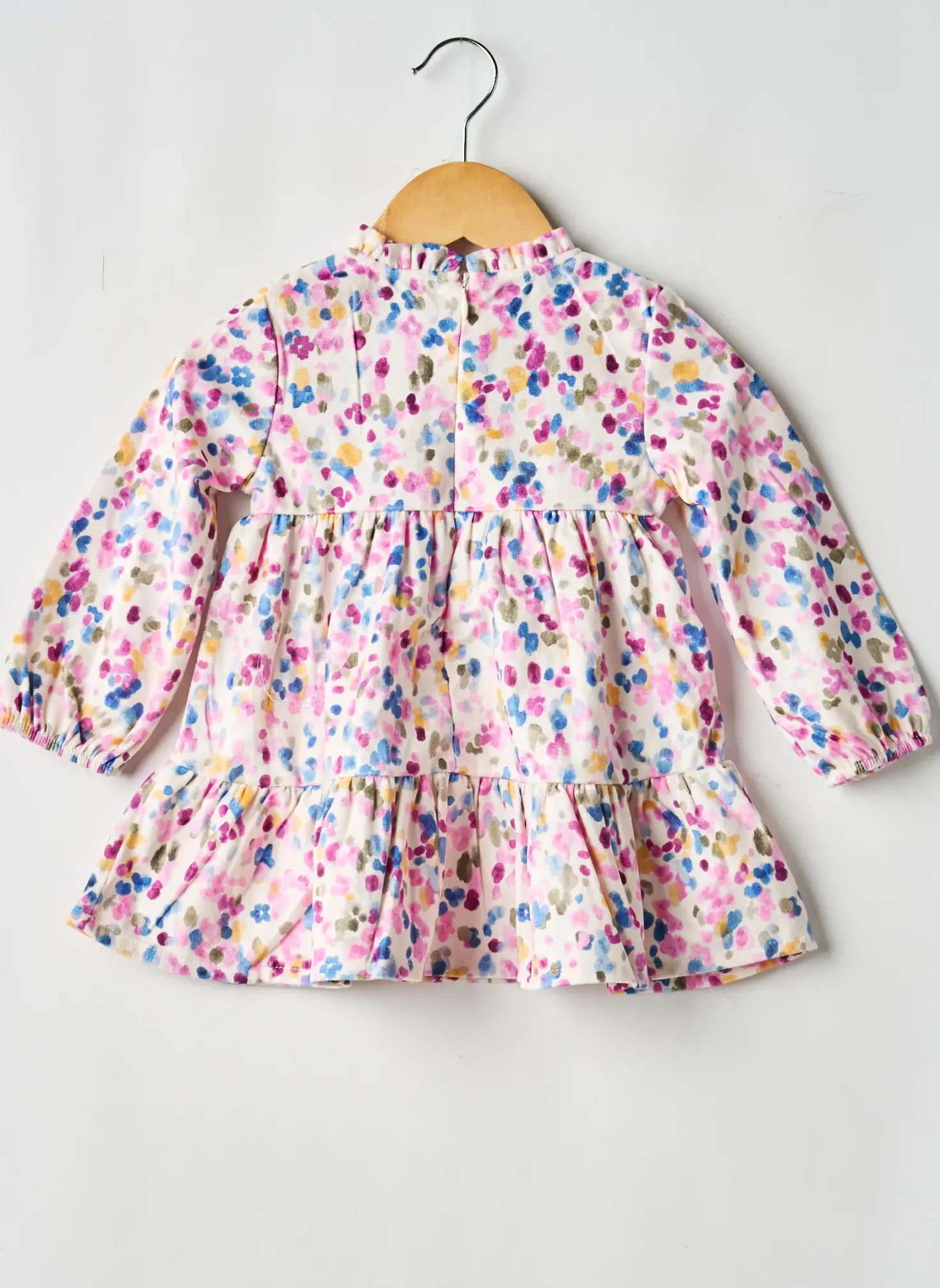 Robe Courte Mayoral Rose Manches Longues