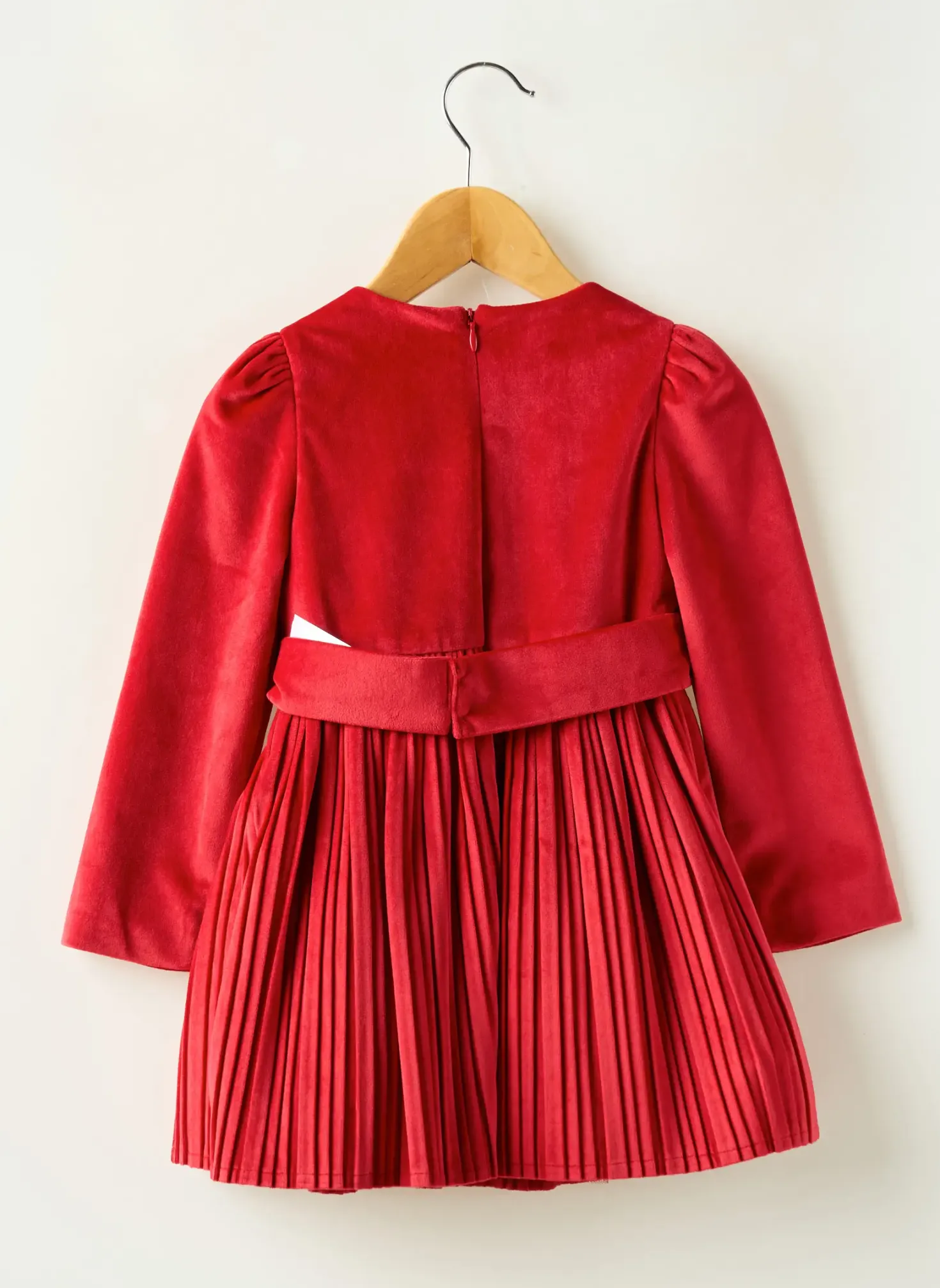 Robe Courte Mayoral Rouge Manches Longues