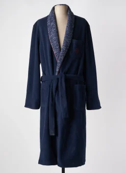 Robe De Chambre Christian Cane Bleu