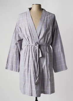 Robe De Chambre Christian Cane Gris