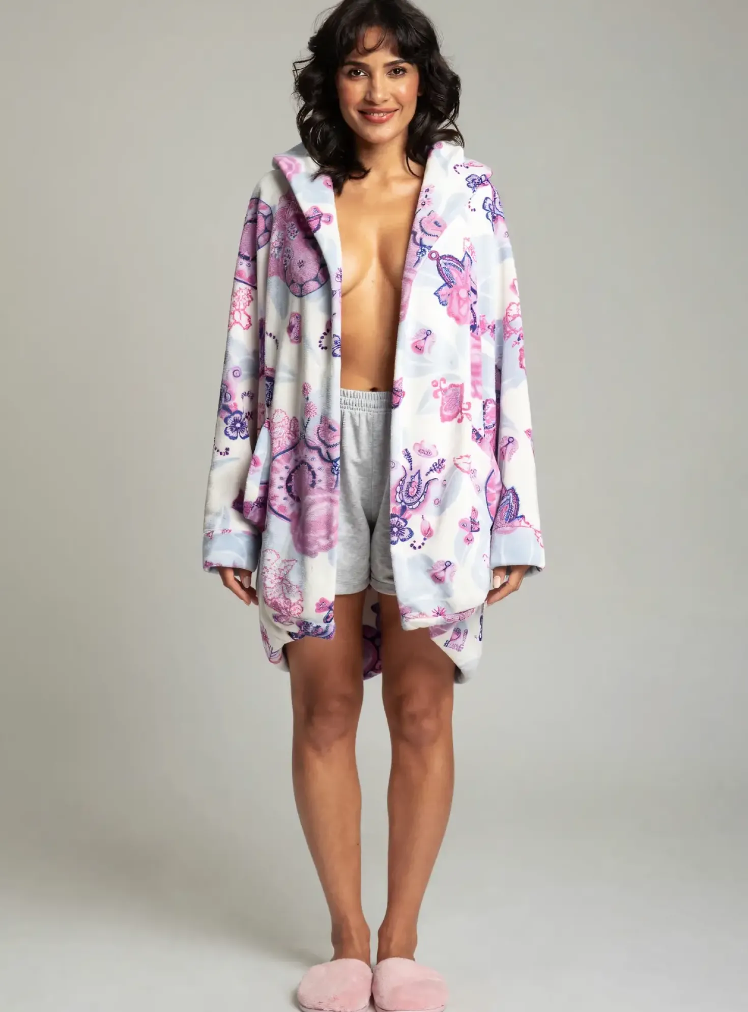 Robe De Chambre Desigual Violet