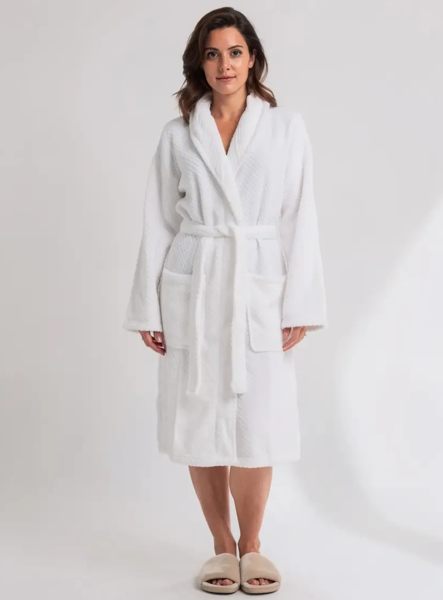 Robe De Chambre Hotel Megastore Blanc