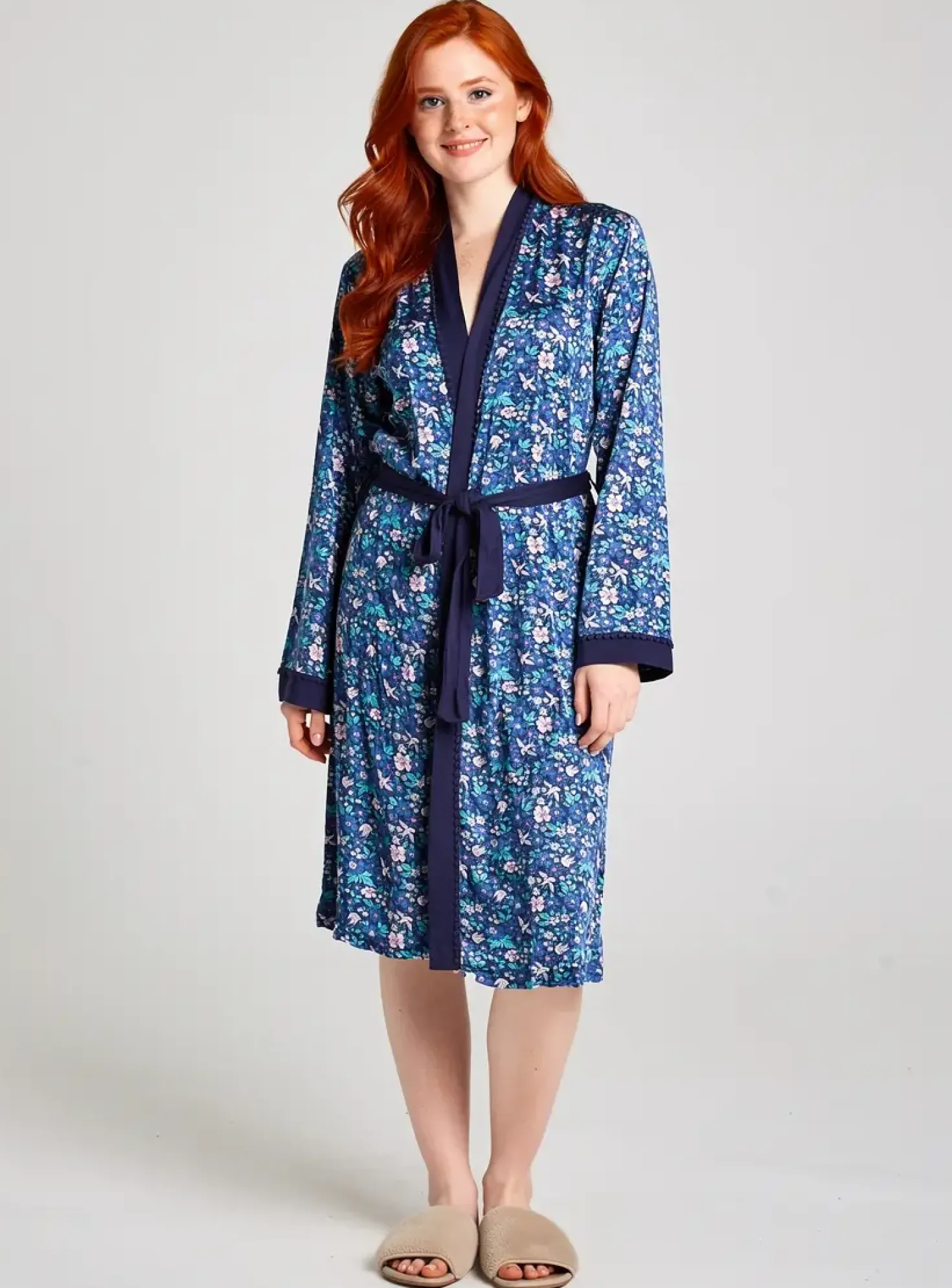Robe De Chambre Naf Naf Bleu