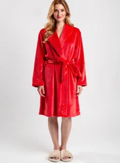 Robe De Chambre Rose Pomme Rouge