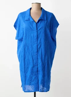 Robe De Plage Antigel Bleu