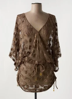 Robe De Plage Luli Fama Marron