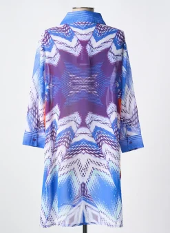 Robe De Plage Miradonna Bleu