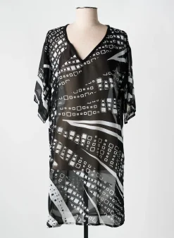 Robe De Plage Miradonna Noir