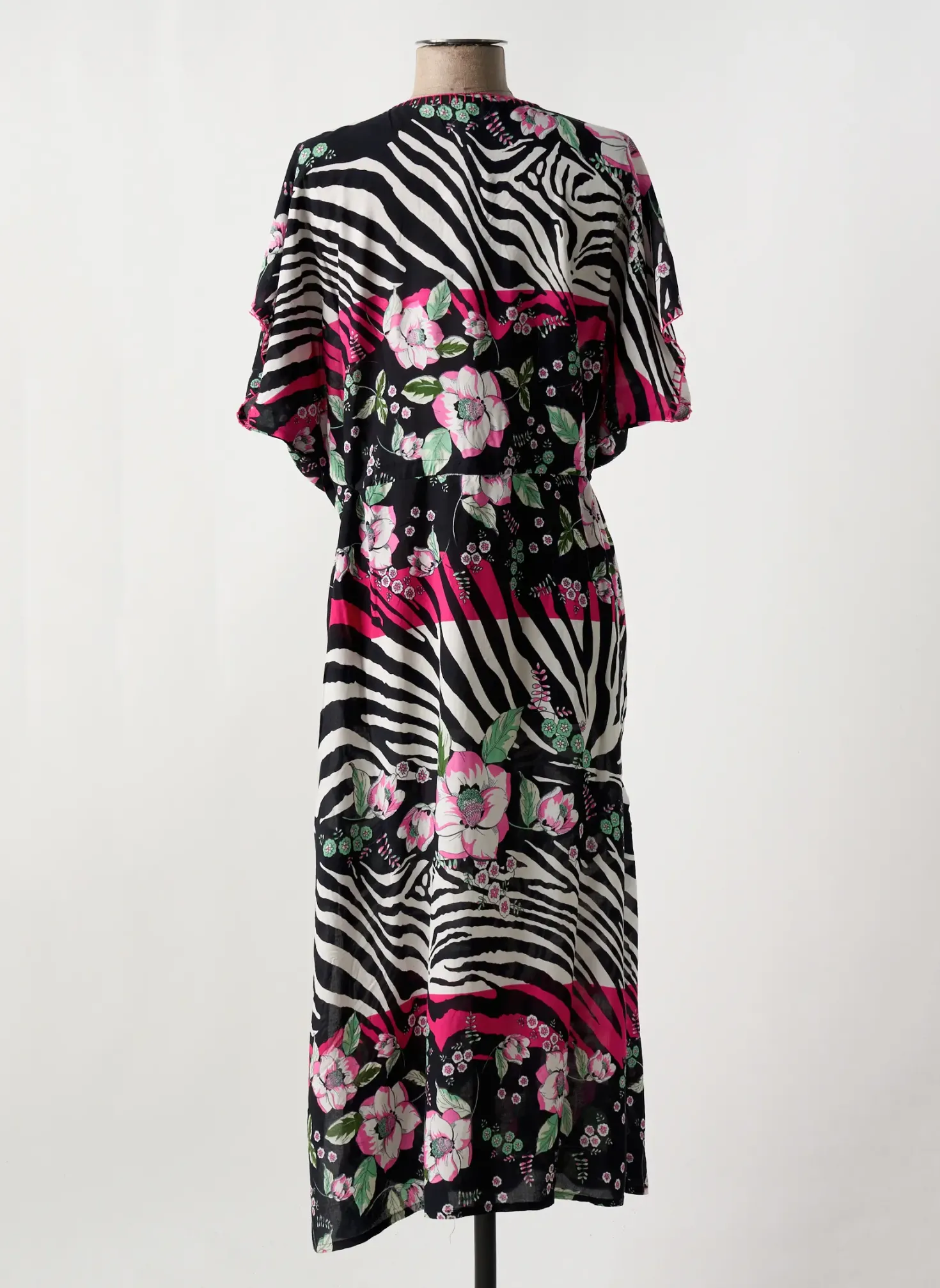 Robe De Plage Miradonna Rose