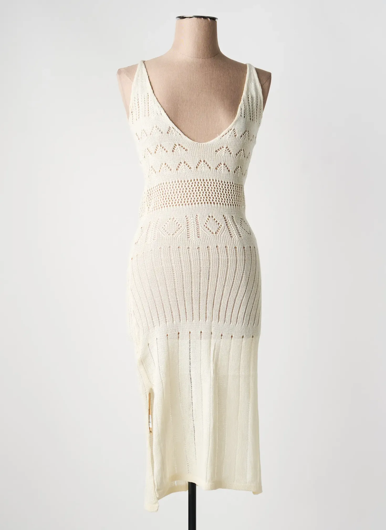 Robe De Plage Palme Beige
