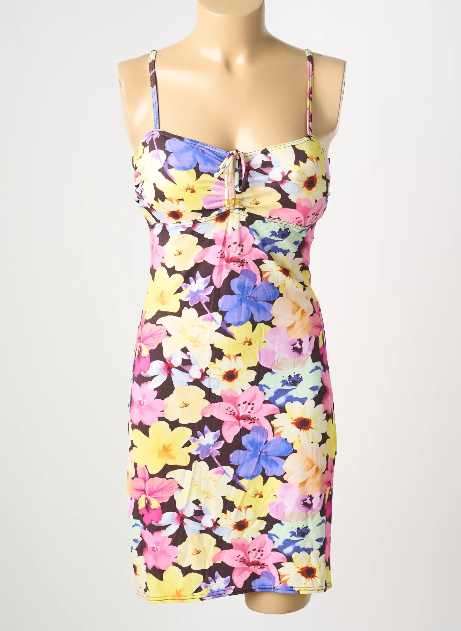 Robe De Plage Reglisse Jaune